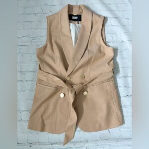 DKNY Sleeveless Blazer